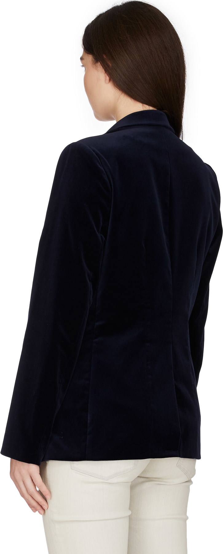 Frame: Blue Le Velvet Blazer - 2