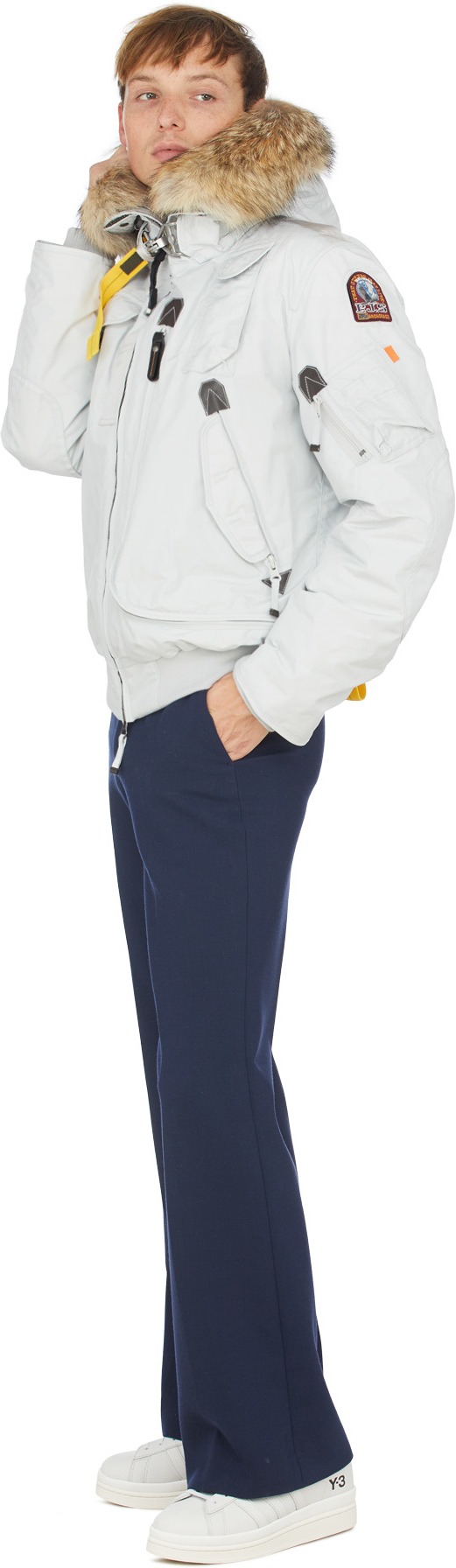 Parajumpers: Blanc Blouson Aviateur Gobi Blanc - 4