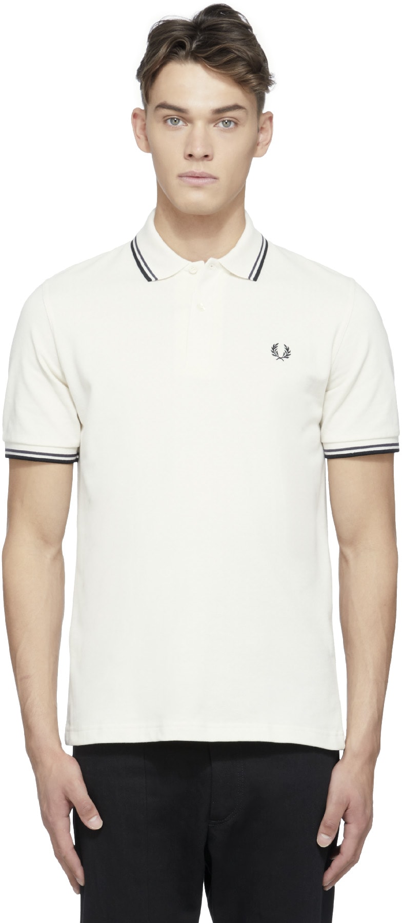 Fred Perry: Neutrales Polo Twin Tipped Neutrales - 1