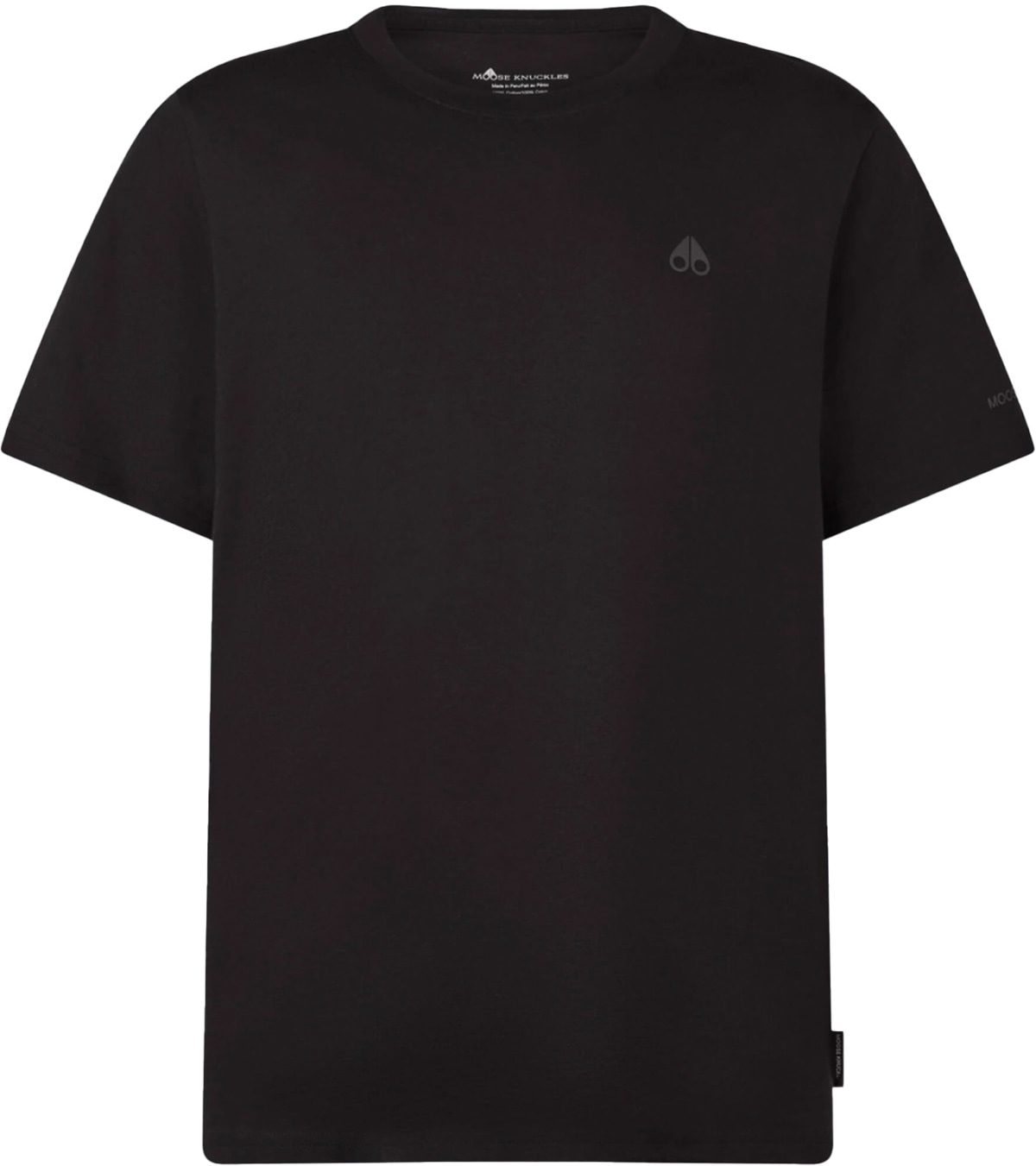 Moose Knuckles: Noir T-shirt Satellite Noir - 1