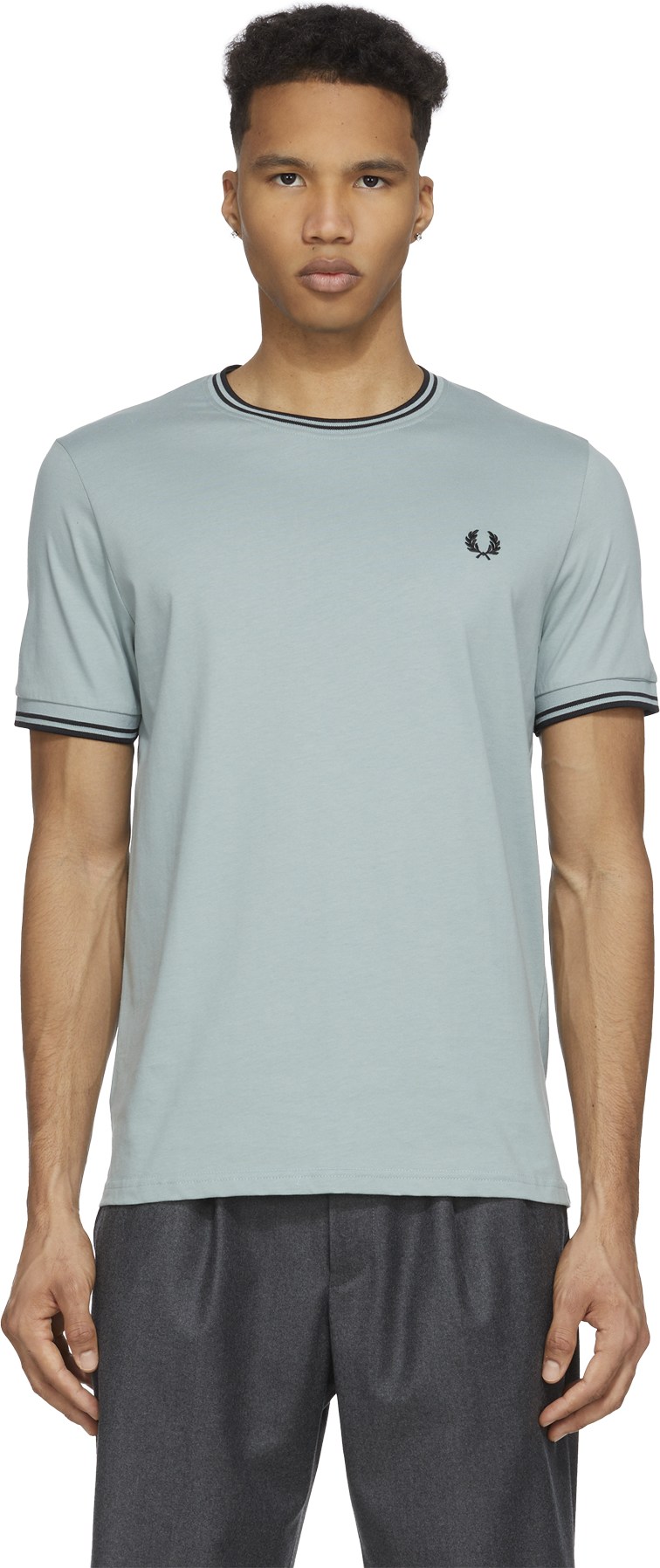 Fred Perry: Bleu T-Shirt Twin Tipped Bleu - 1