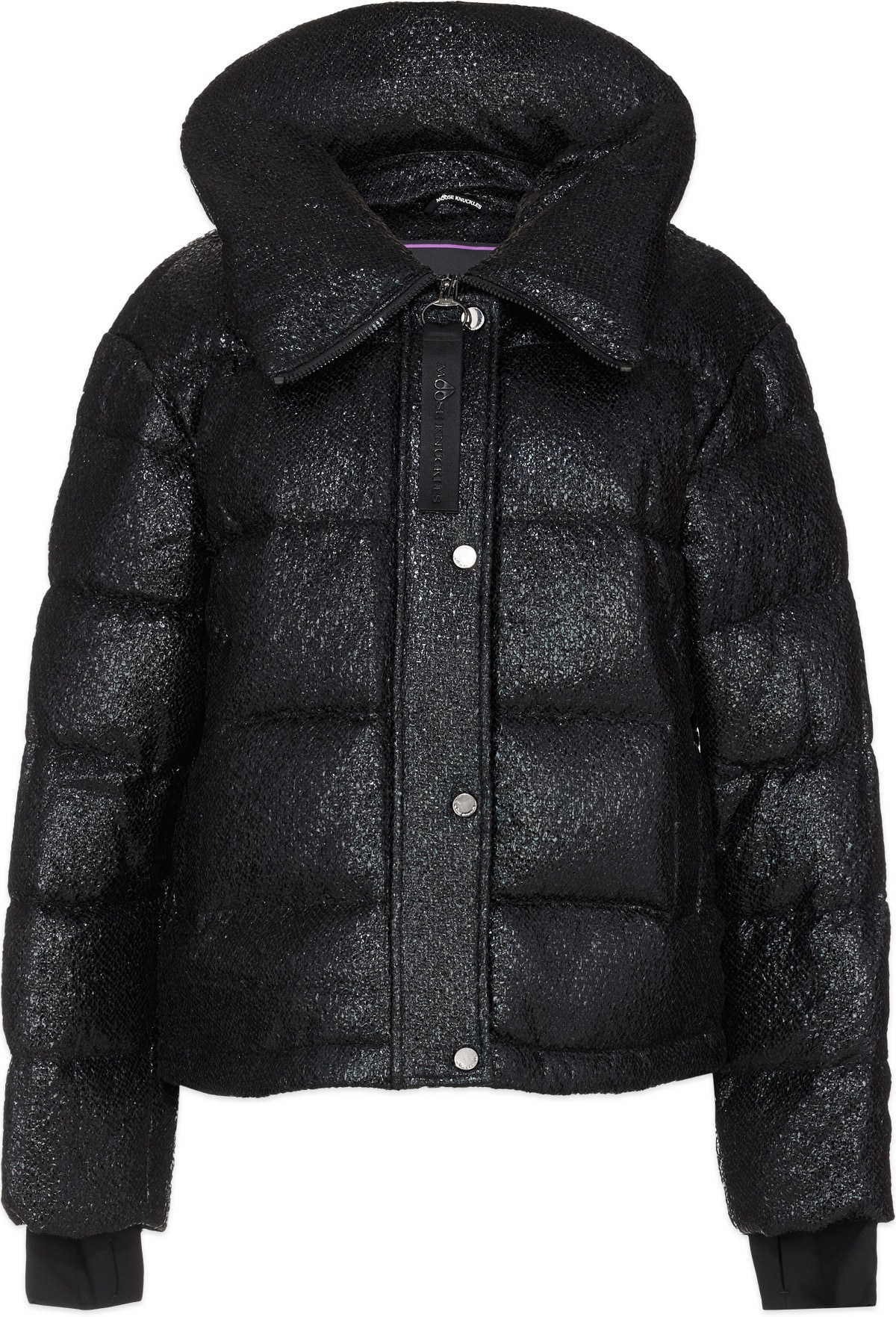 Moose Knuckles: Black Gilley Puffer Jacket - 1
