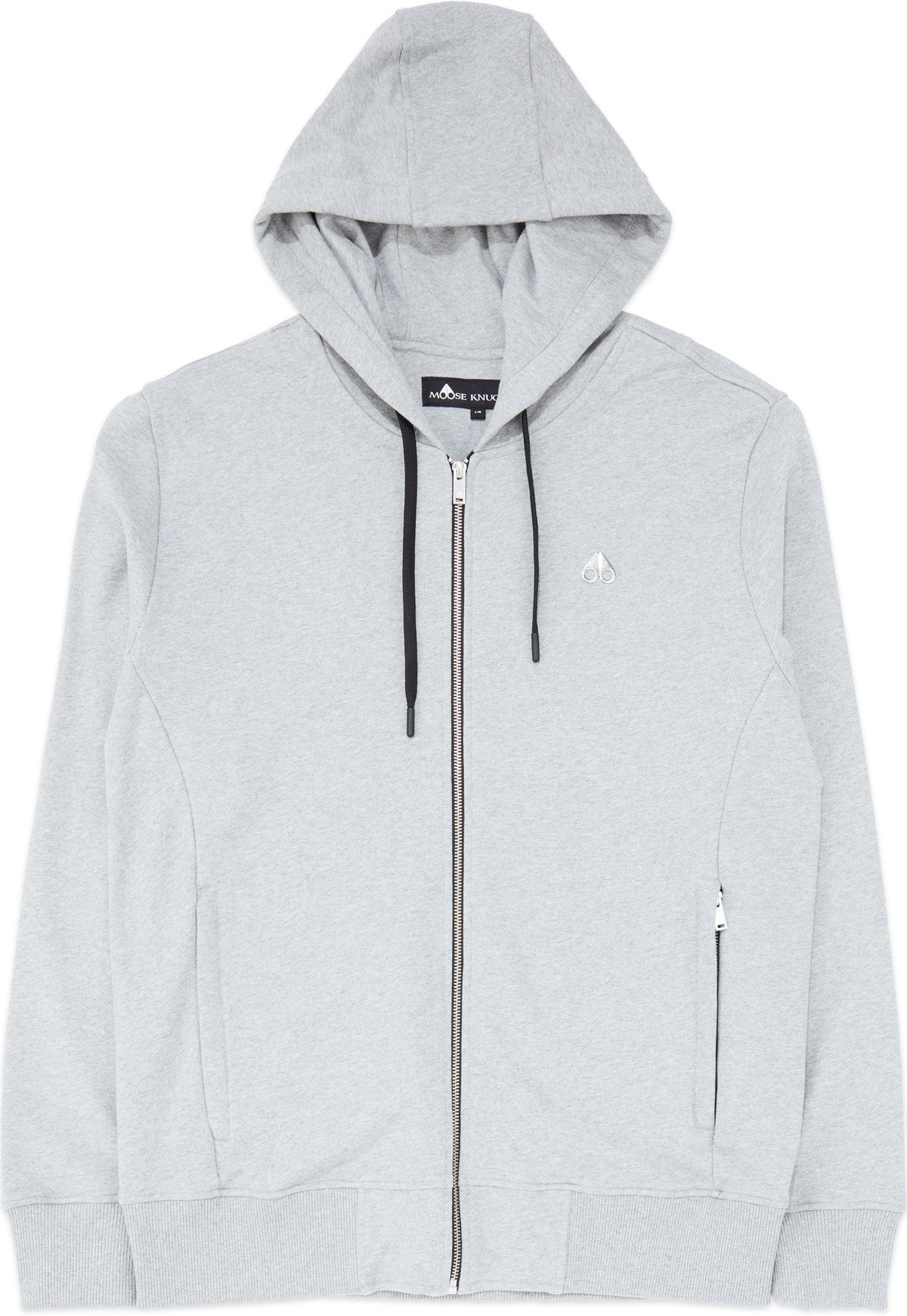 Moose Knuckles: Grey Trefford Hoodie - 1