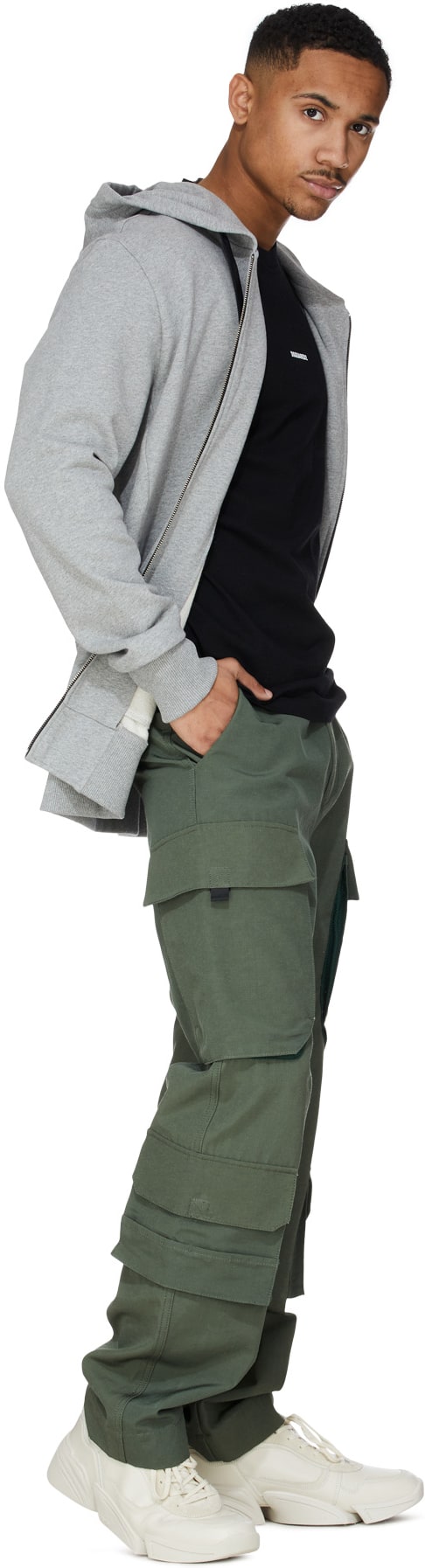 Moose Knuckles: Grey Trefford Hoodie - 4
