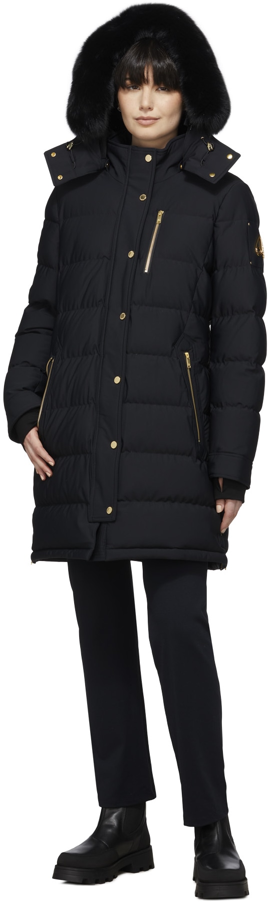 Moose Knuckles: Black Watershed Parka - 4