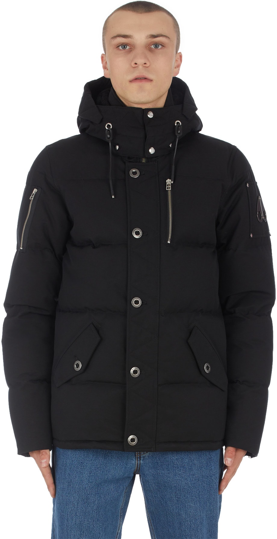 Moose Knuckles: Black Forestville Jacket - 1