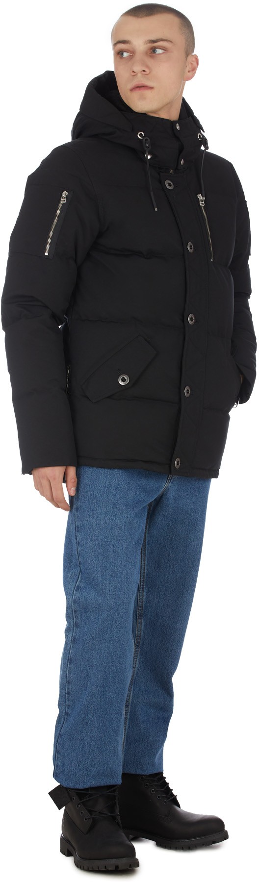 Moose Knuckles: Black Forestville Jacket - 4