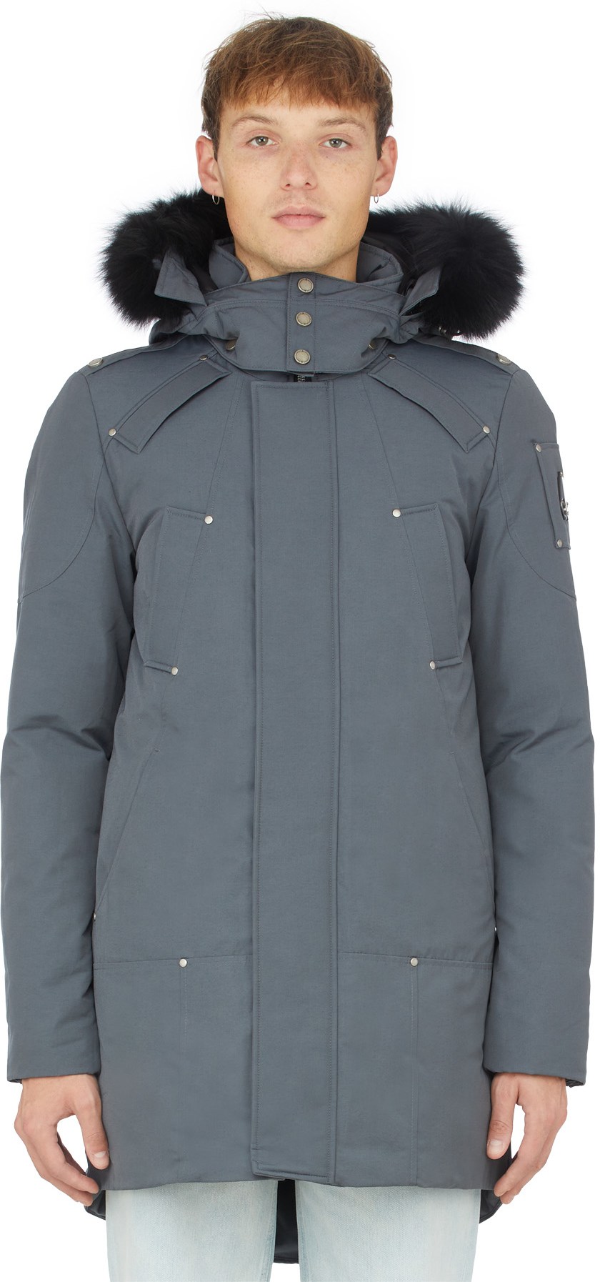 Moose Knuckles: Grey Firebag Parka - 1