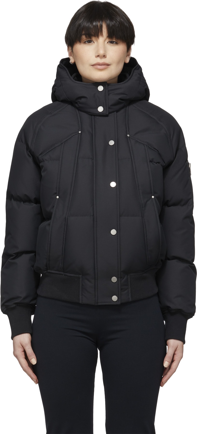 Moose Knuckles: Noir Blouson Aviateur Cloud Noir - 1