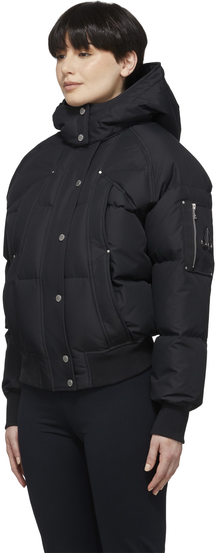 Moose Knuckles: Noir Blouson Aviateur Cloud Noir - 2