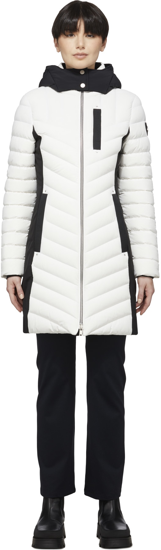 Moose Knuckles: Blanc Parka East Prairie Blanc - 1