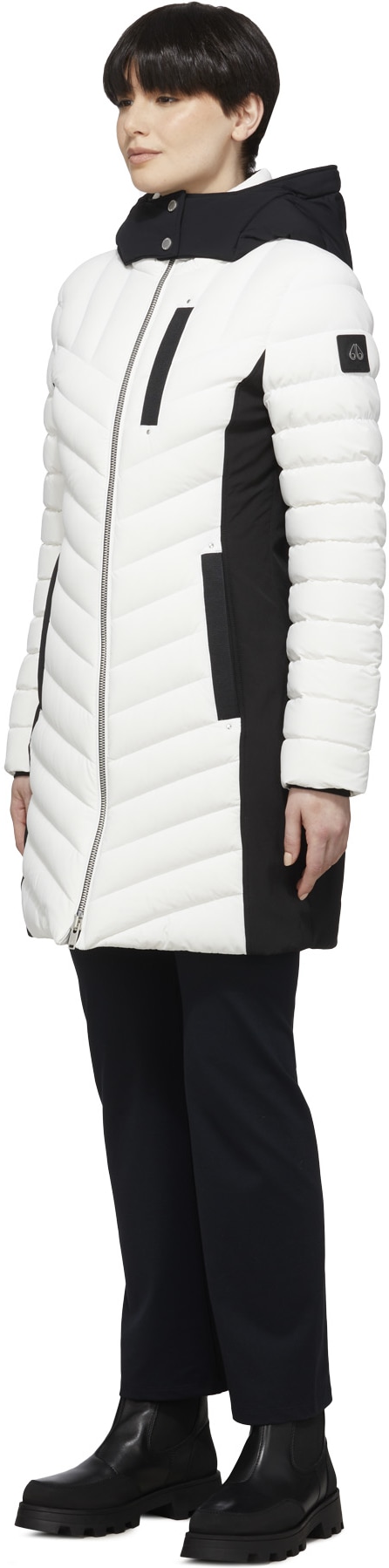 Moose Knuckles: Blanc Parka East Prairie Blanc - 2