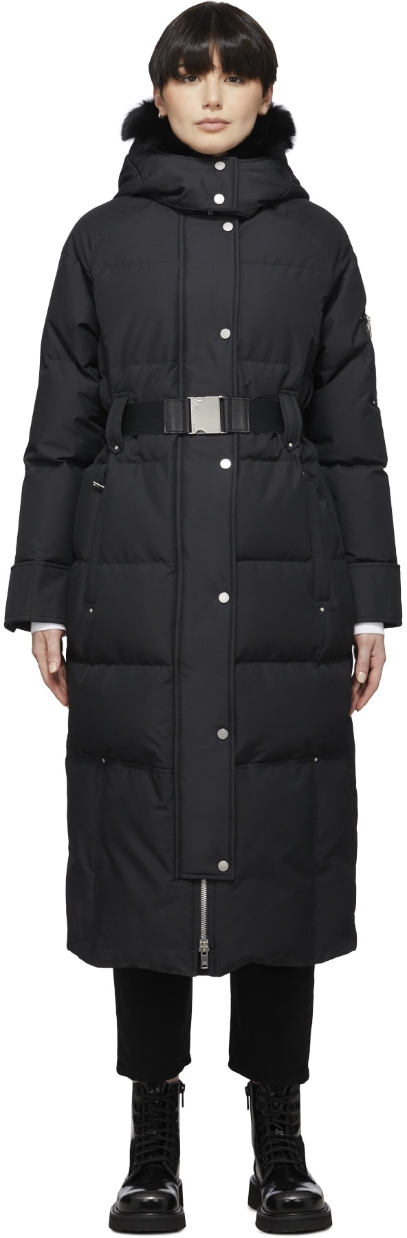 Moose Knuckles: Black Cloud Long Parka - 1