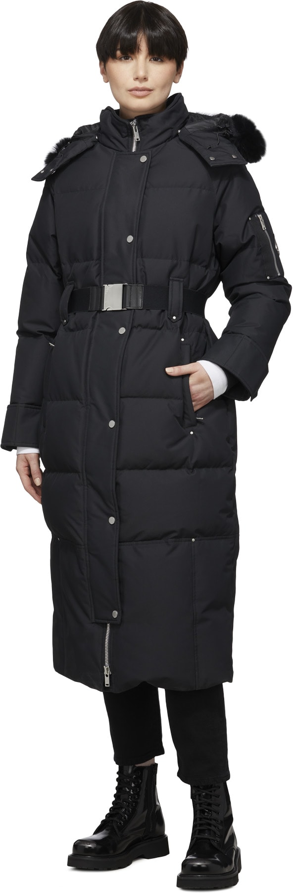 Moose Knuckles: Black Cloud Long Parka - 4