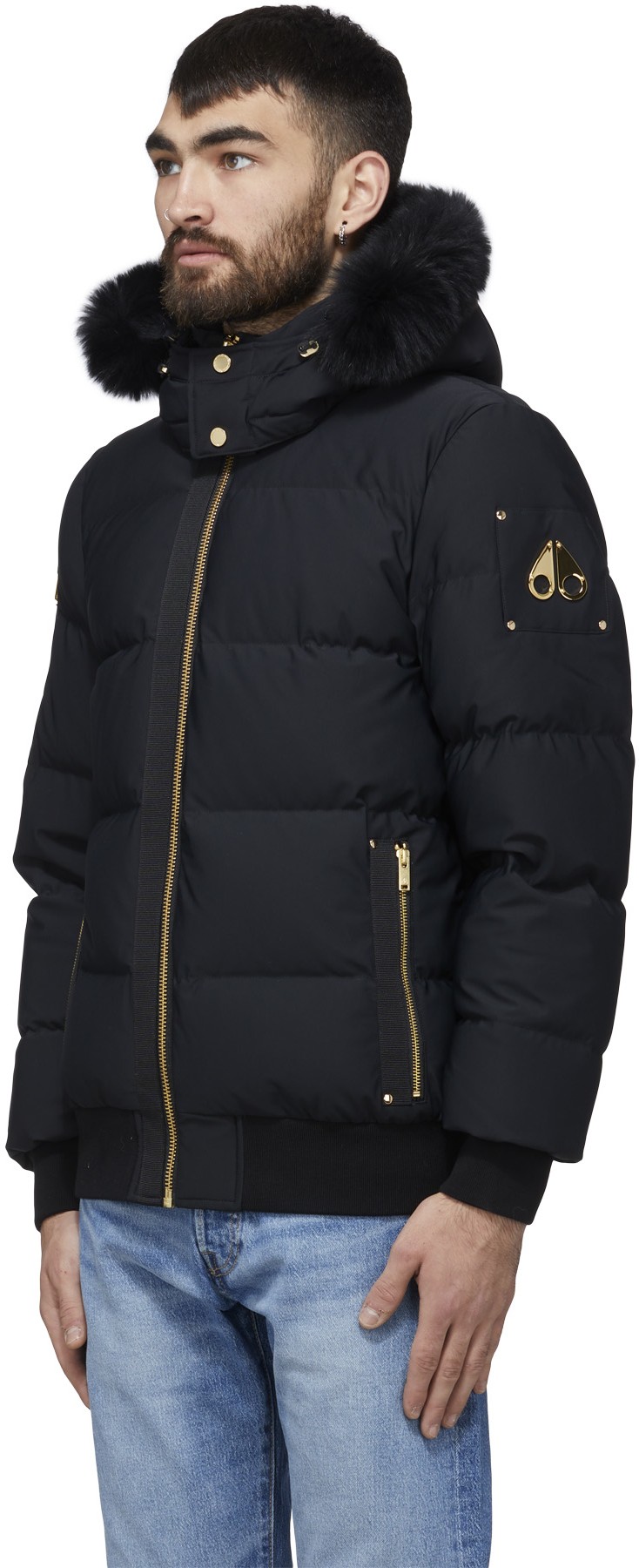 Moose Knuckles: Black Stagg Bomber - 2