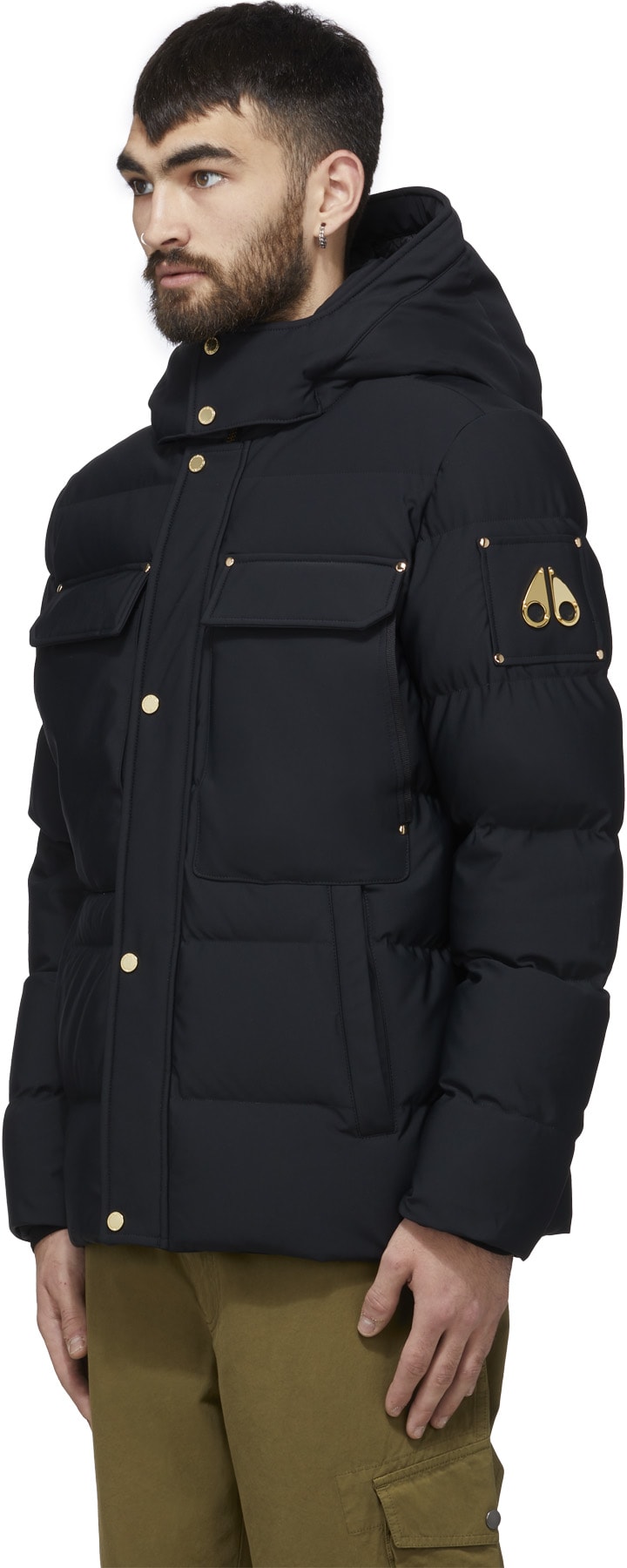 Moose Knuckles: Noir Manteau Skillman Noir - 2