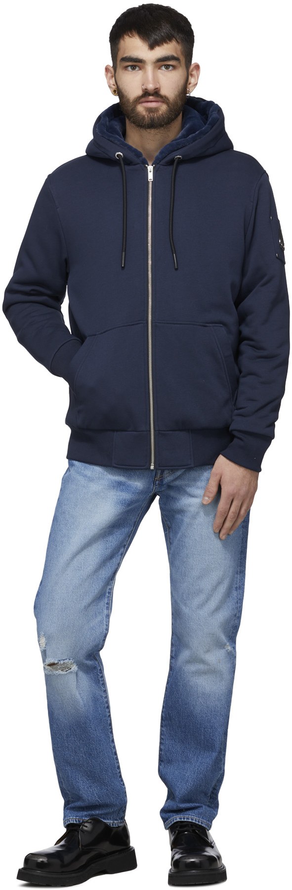 Moose Knuckles: Bleu Bunny Classique 3 Bleu - 4