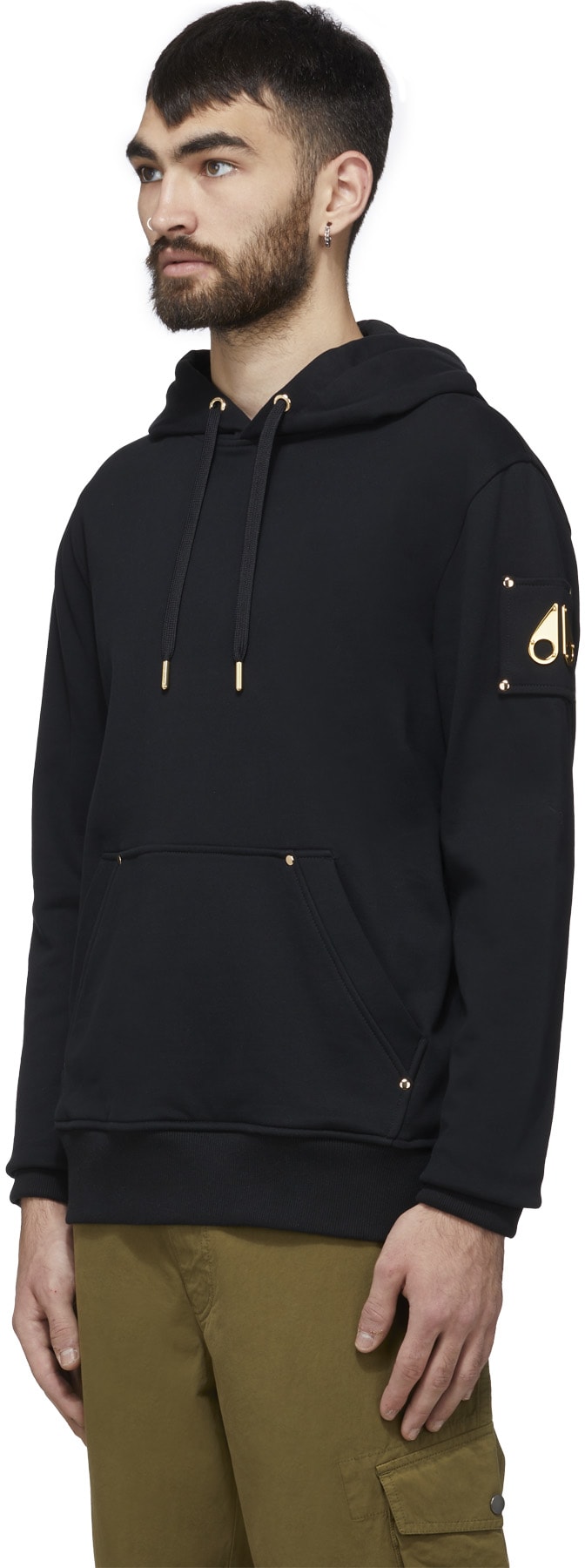 Moose Knuckles: Noir Pull à Capuche Martense Noir - 2
