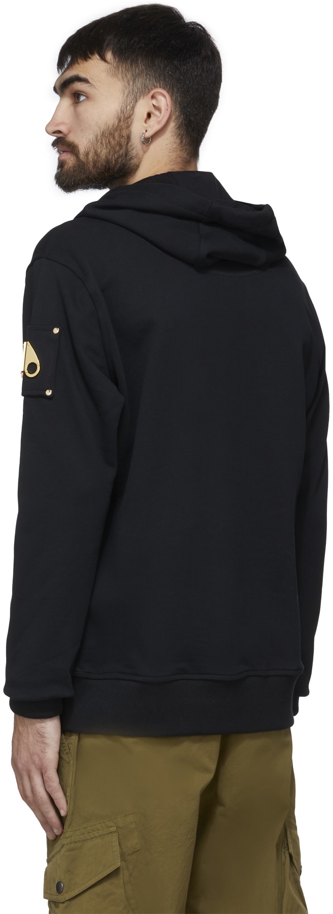Moose Knuckles: Noir Pull à Capuche Martense Noir - 3