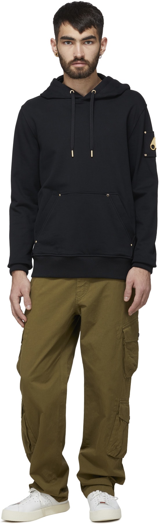 Moose Knuckles: Noir Pull à Capuche Martense Noir - 4