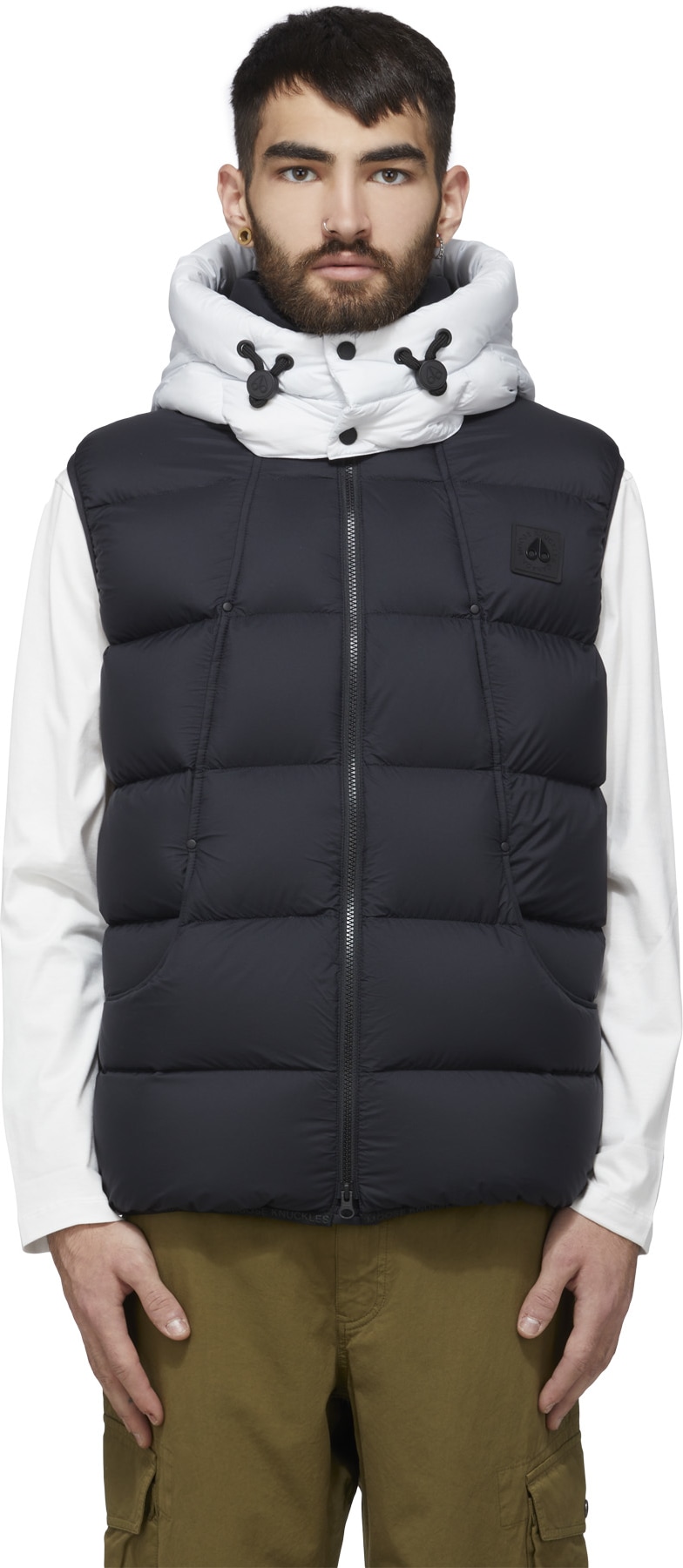 Moose Knuckles: Black Bushwick Vest - 1