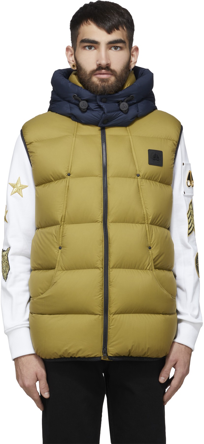 Moose Knuckles: Vert Gilet Bushwick Vert - 1