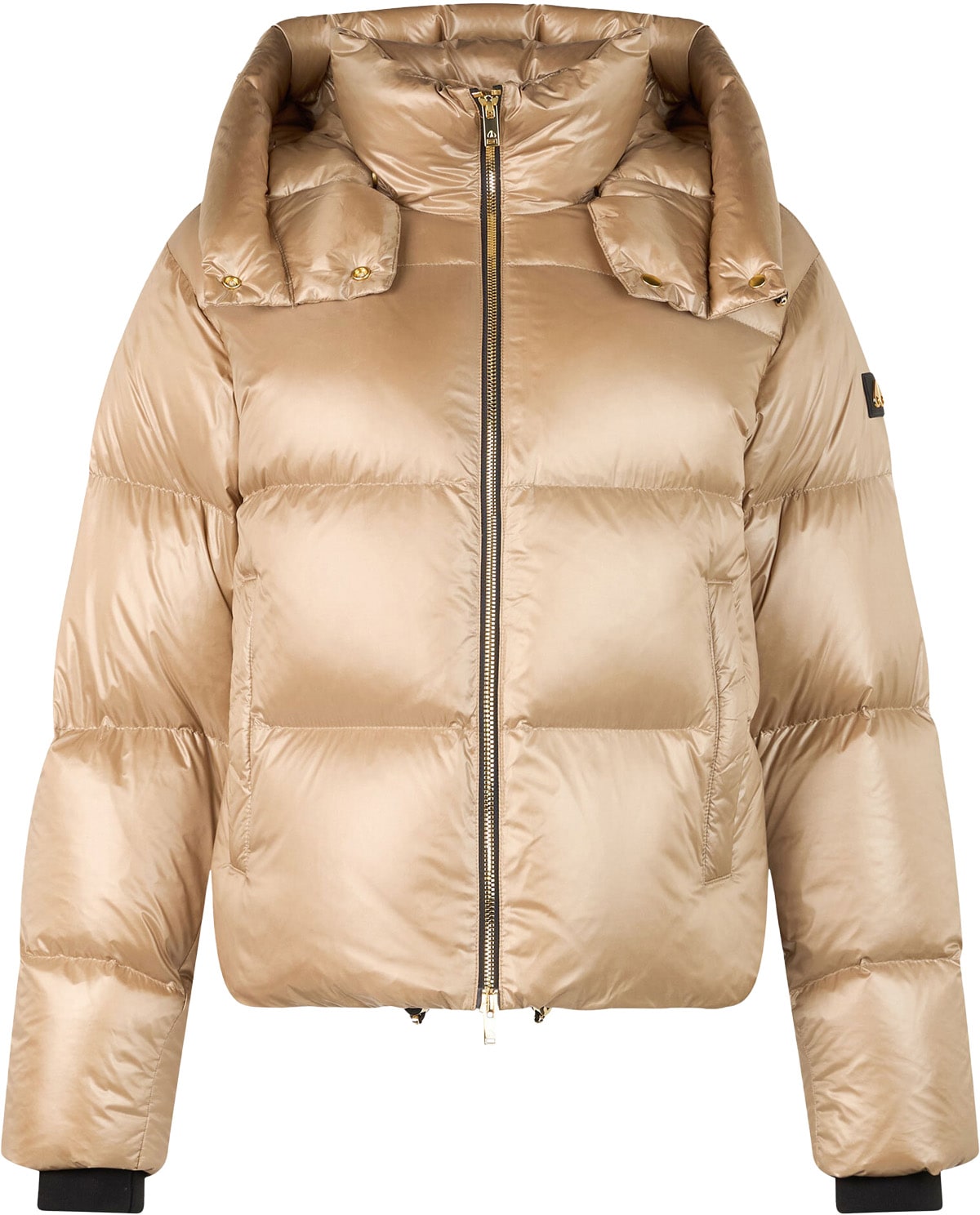 Moose Knuckles: Neutrals Gold Series Moonstone Puffer Jacket - 1