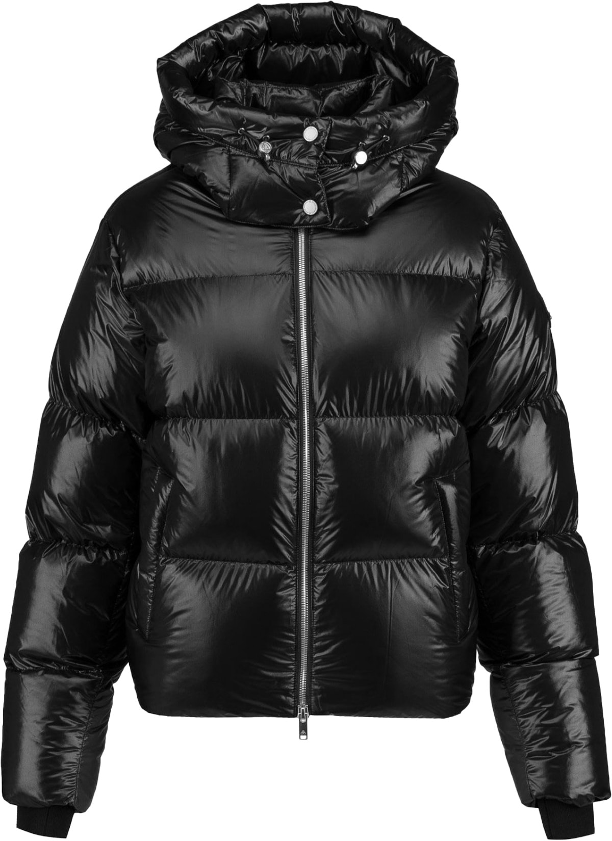 Moose Knuckles: Black Moonstone Puffer Jacket - 1