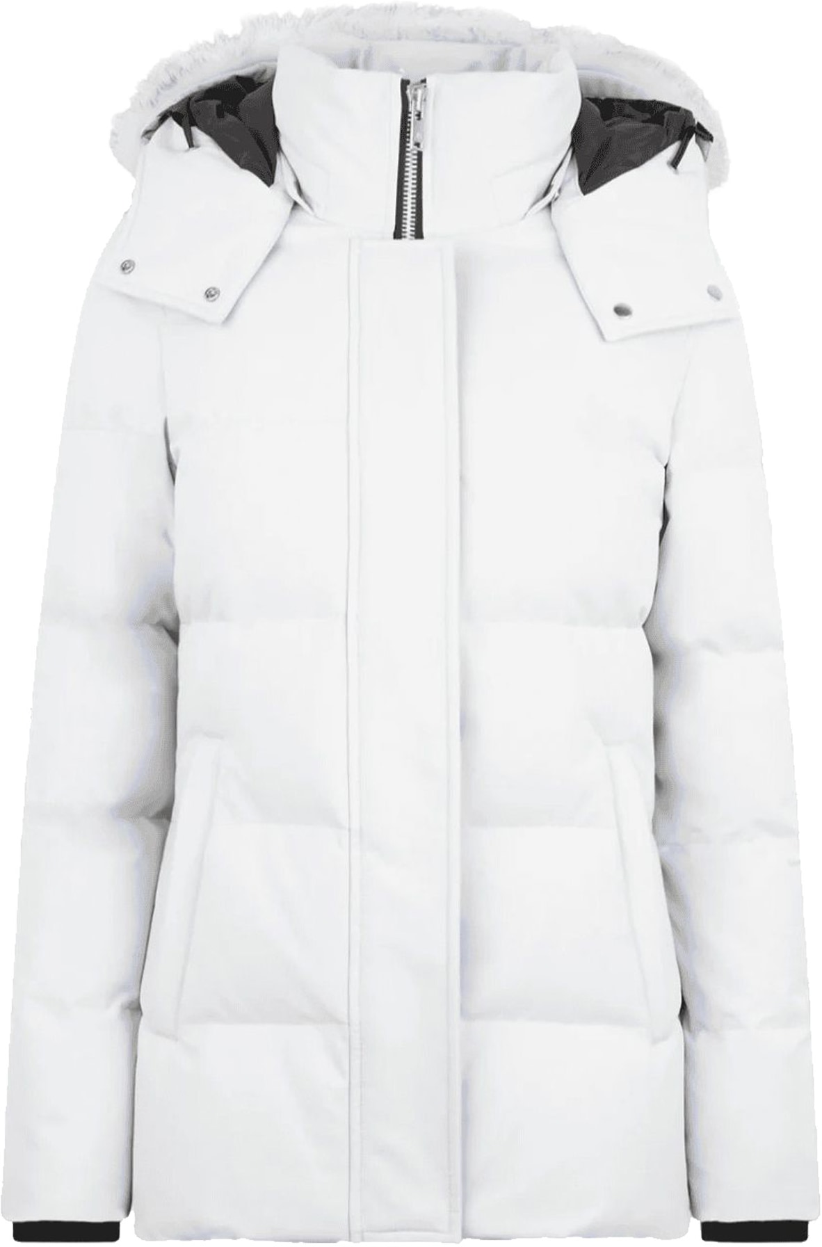 Moose Knuckles: Neutrals Cloud Shearling 3Q Jacket - 1