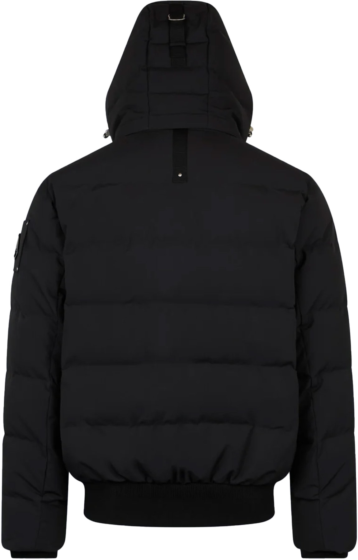 Moose Knuckles: Black Cloud Bomber Jacket - 2