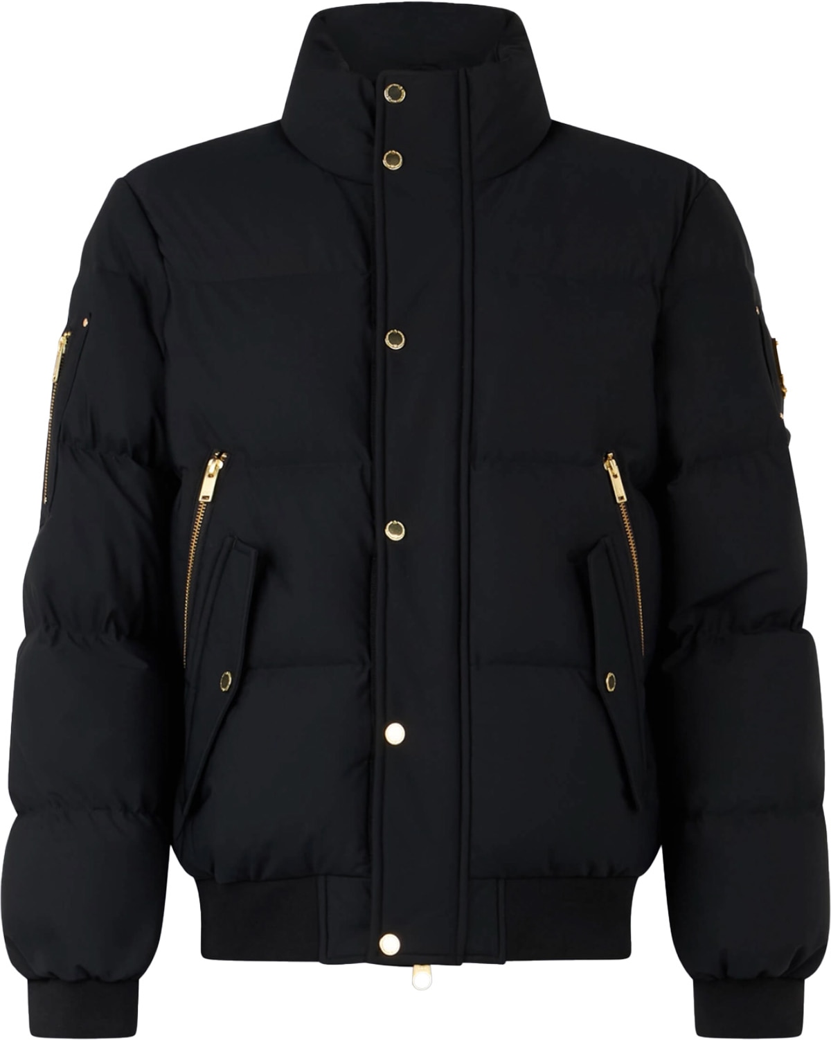 Moose Knuckles: Black Gold Series High Point Bomber Jacket - 1