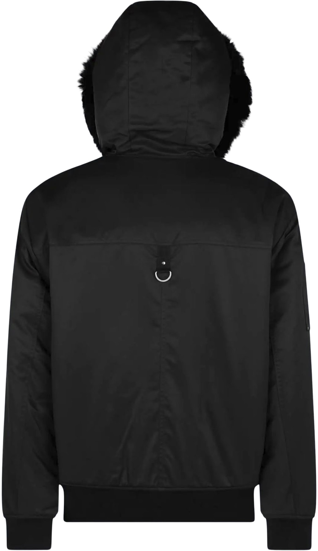 Moose Knuckles: Black Denali Bomber Jacket - 2