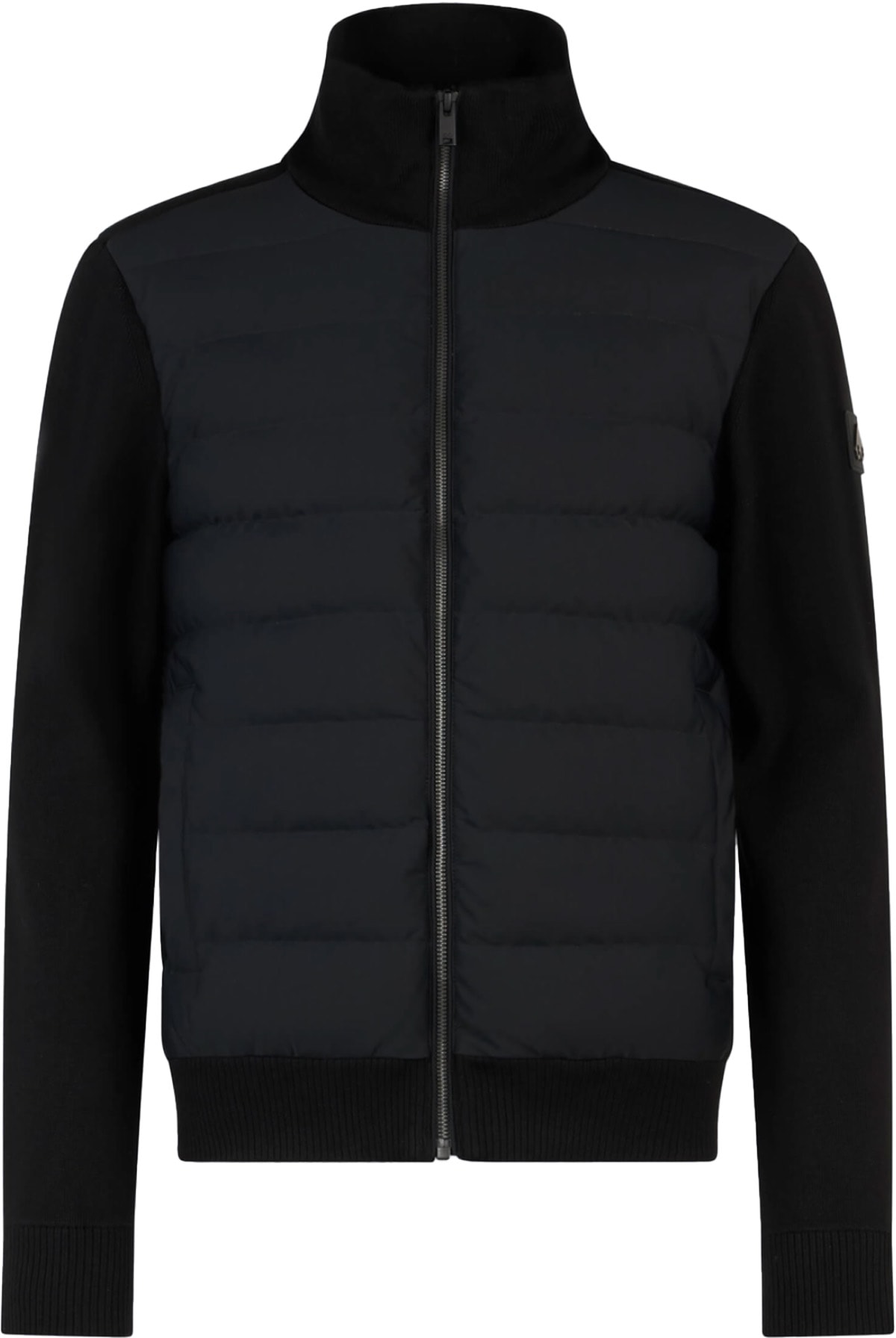 Moose Knuckles: Black Kamet Hybrid Jacket - 1