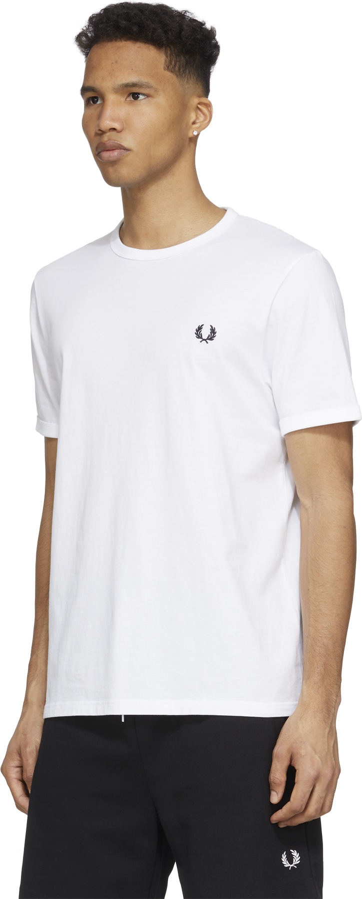 Fred Perry: White Ringer T-Shirt - 2