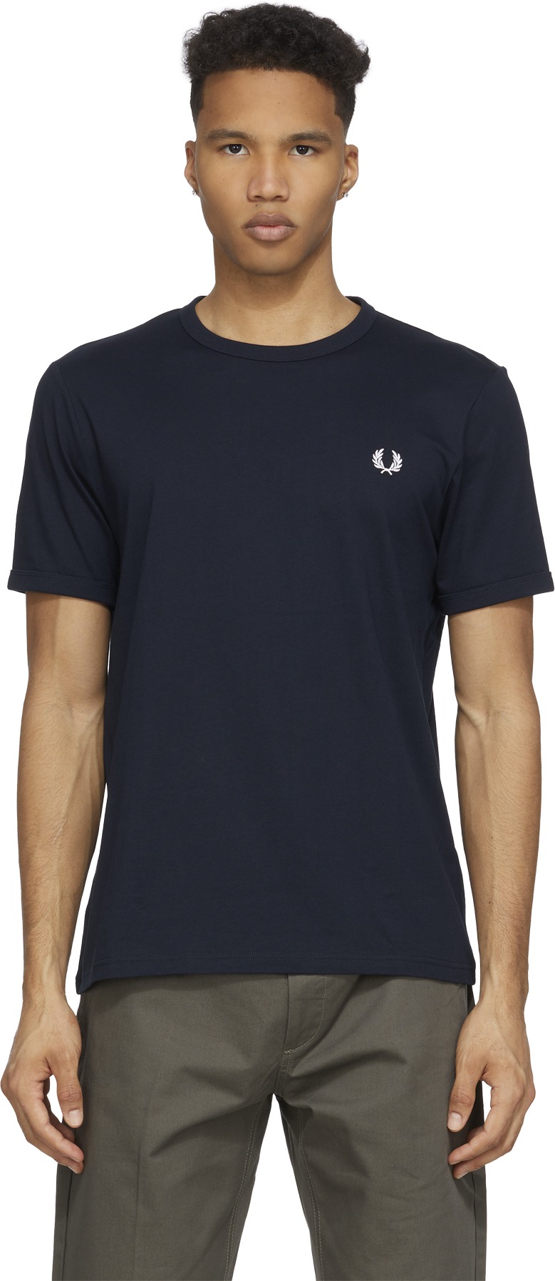 Fred Perry: Blue Ringer T-Shirt - 1