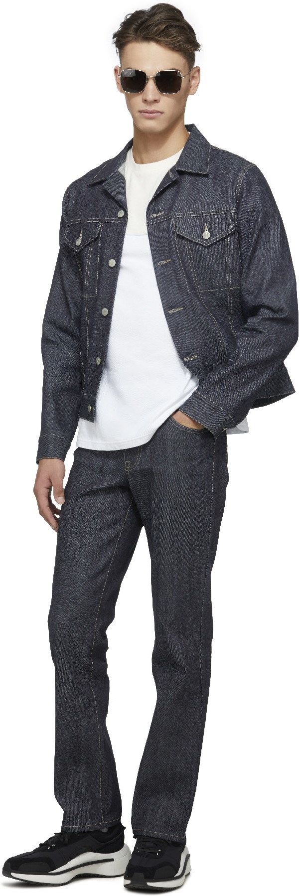 Fred Perry: Neutrales T-Shirt Towelling Panel Piqué Neutrales - 4