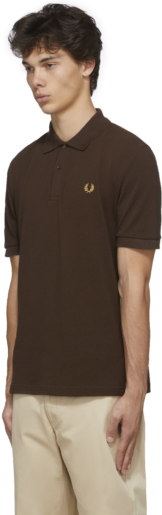 Fred Perry: Brown Piqué Polo Shirt - 2