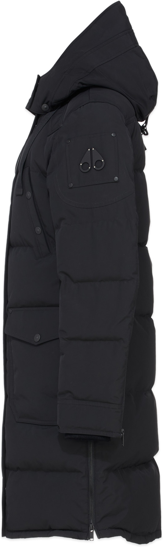 Moose Knuckles Black Bonaventure Parka influenceu Global influenceu