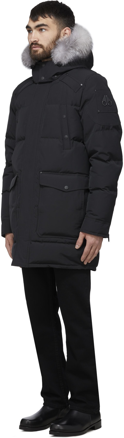 Moose Knuckles: Black Big Ridge Parka - 2