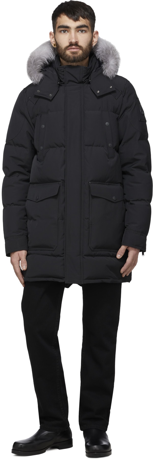 Moose Knuckles: Noir Parka Big Ridge Noir - 4