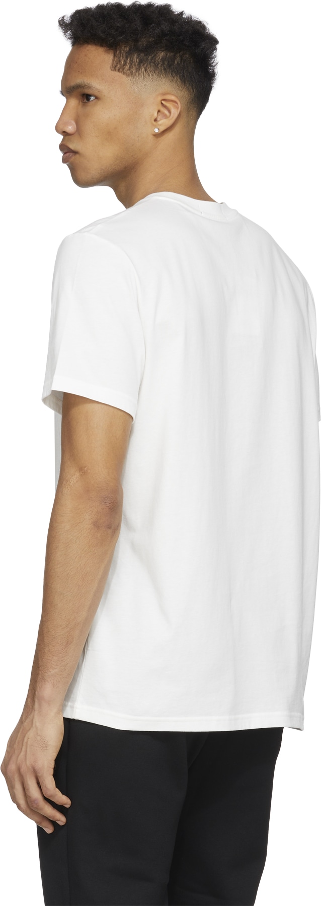 Fred Perry: White Raised Graphic T-Shirt - 3