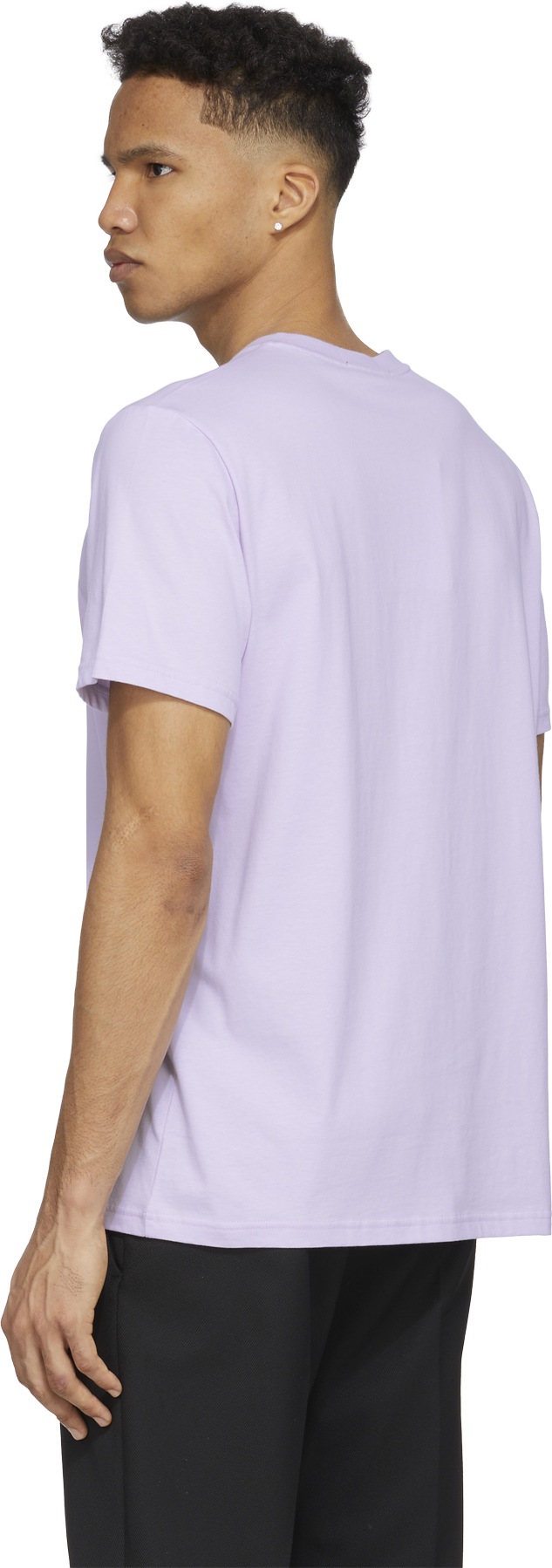 Fred Perry: Purple Raised Graphic T-Shirt - 3