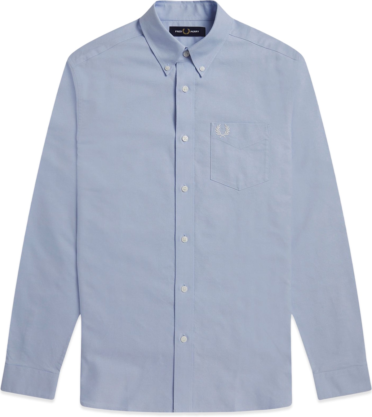 Fred Perry: Bleu Chemise Oxford Bleu - 1