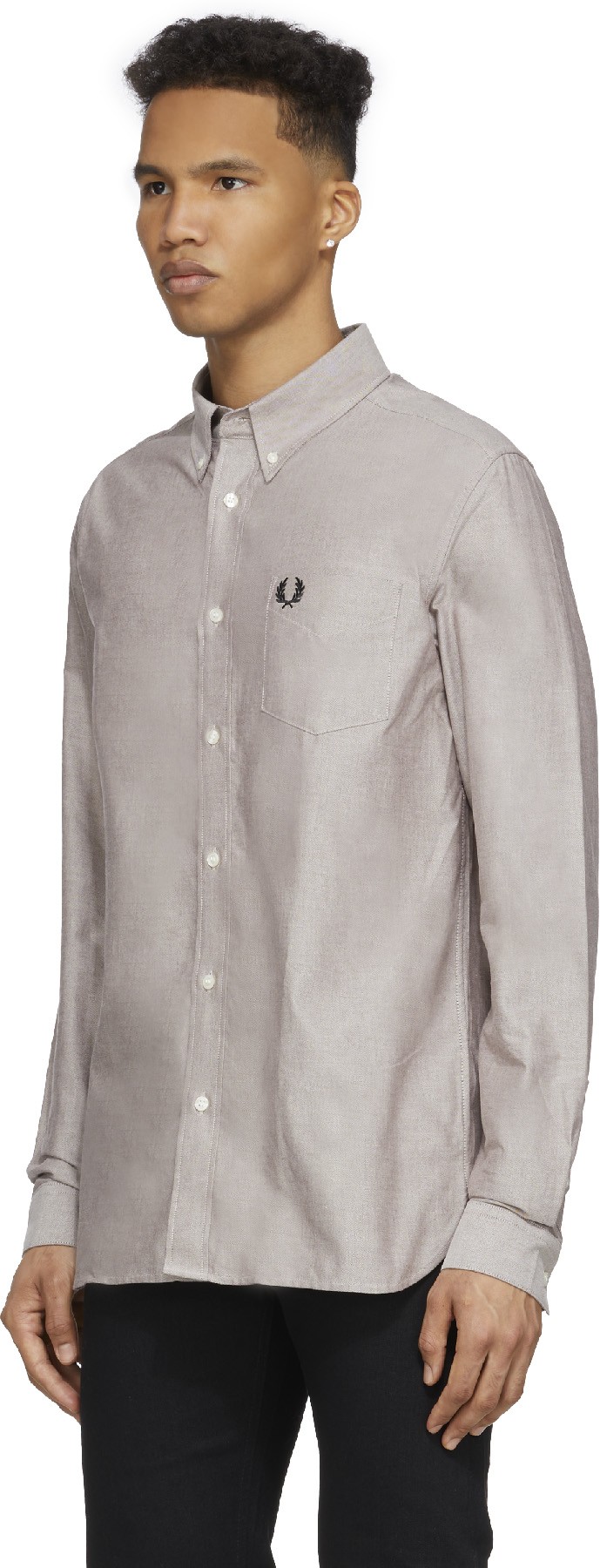 Fred Perry: Rouge Chemise Oxford Rouge - 2