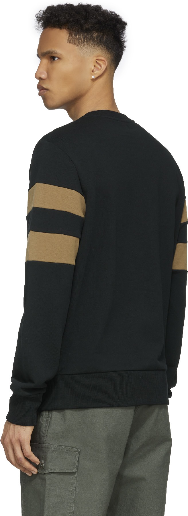 Fred Perry: Black Bold Tipped Sweater - 3