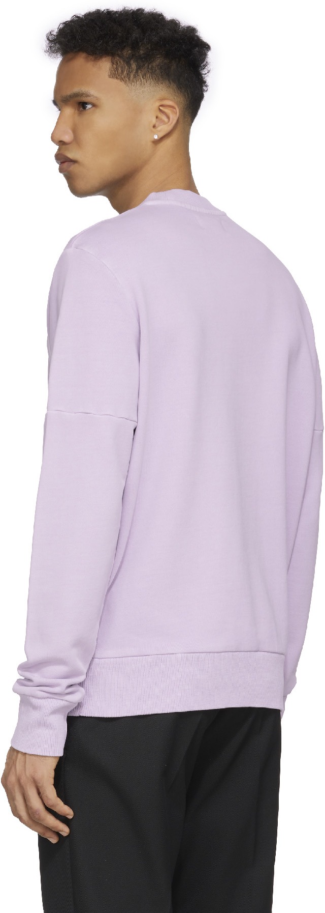 Fred Perry: Purple Pigment Dye Crew Sweater - 2