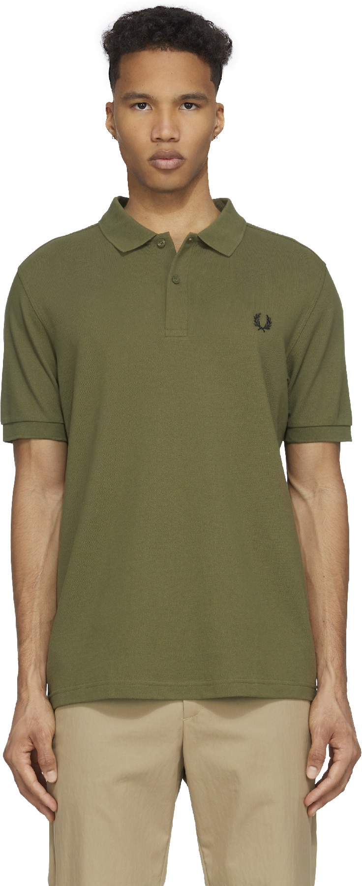 Fred Perry: Green M6000 Tennis Polo Shirt - 1