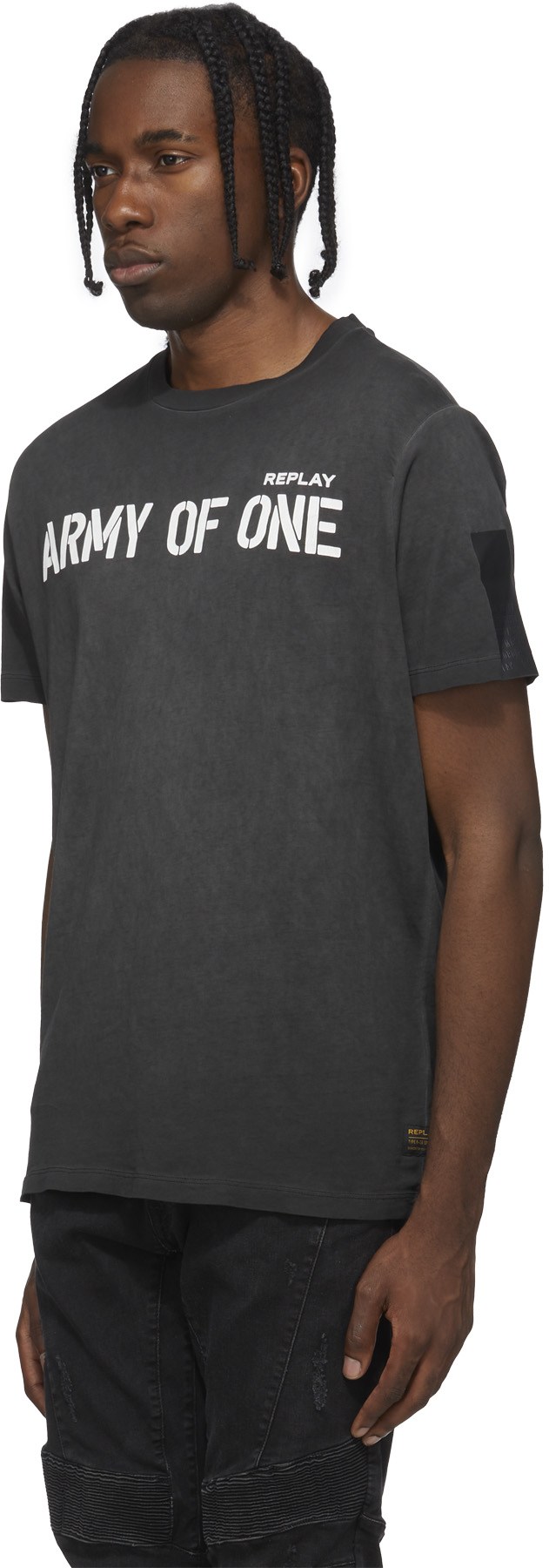 REPLAY: Noir T-Shirt Army of One Noir - 2