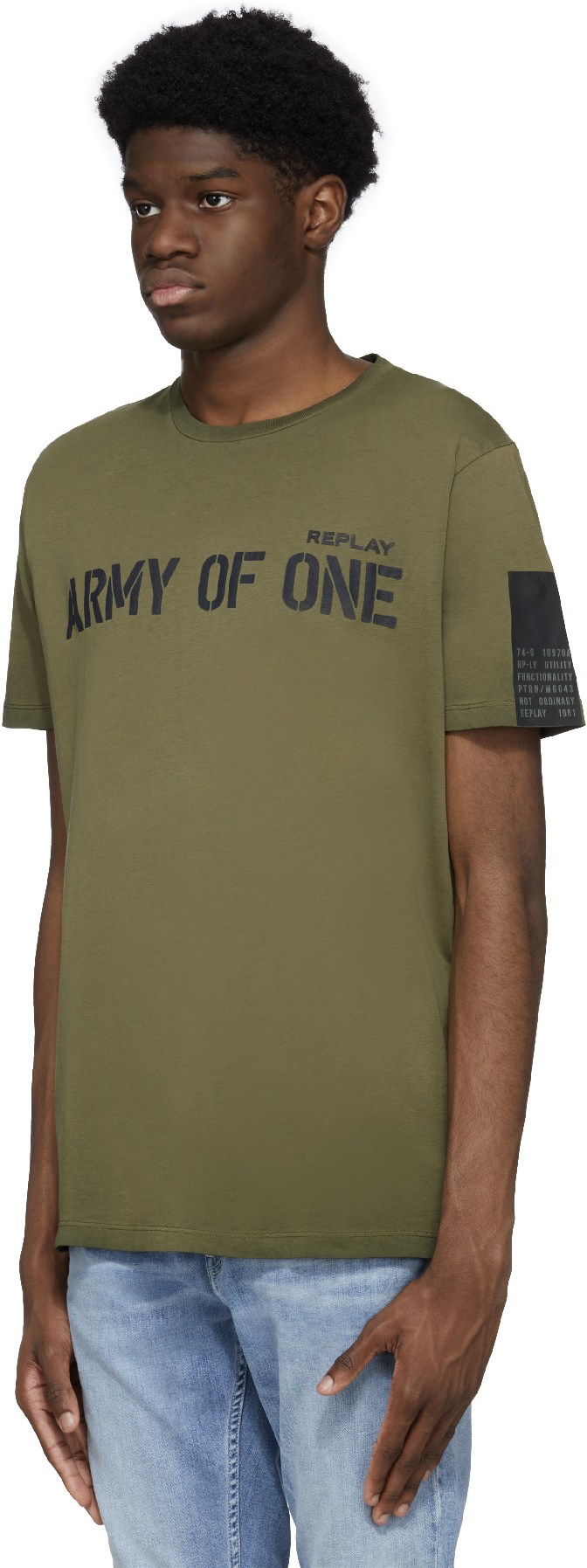 REPLAY: Green Army of One T-Shirt - 2