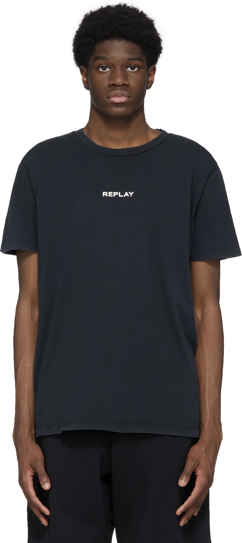 REPLAY: Black Bio Pack T-Shirt - 1